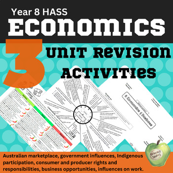 Preview of Year 8 Economics & Business Unit: 3 Revision Activities