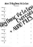 Year 8 Rhythmic Dictation Exercises + Audio Files