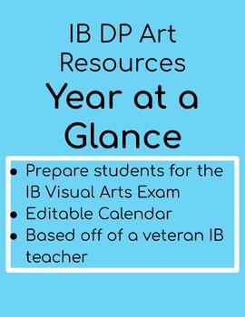 Preview of Year At A Glance IB DP Visual Arts