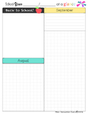 Year At a Glance- Teacher Planner Pages