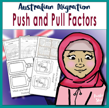 Preview of HASS Year 6 Australian History Migration - Push and Pull Factors