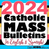 Year B (2024): Catholic Kids Bulletins in English & Spanis