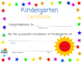 Year End Certificate Editable