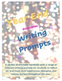 Year End Writing Prompts