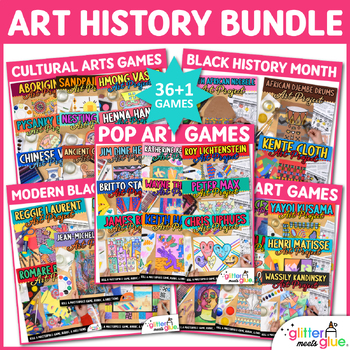 Preview of Year Long Art History Projects: 37 Art Lessons for Elementary & Middle School