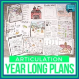 Articulation Plans & Materials For The Entire School Year!