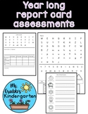 Year Long Assessments for Report Cards