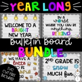 Year Long Bulletin Board Bundle | Printable & SVG