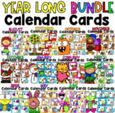 Year Long Calendar Cards BUNDLE