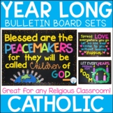 Year Long Catholic Bulletin Board Set Bundle