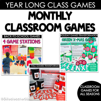 Preview of Year Long Classroom Transformation Games