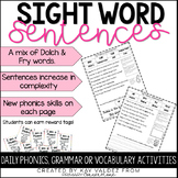 Sight Word Practice-Sight Word Fluency-Fluency Sentences-G