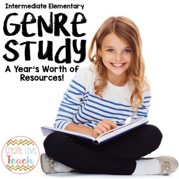 Preview of Year Long Genre Study: Independent Reading, Projects, Rubrics and more!
