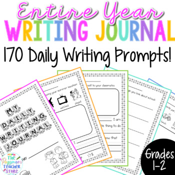 Preview of Year Long Journal Writing Prompts Entire Year