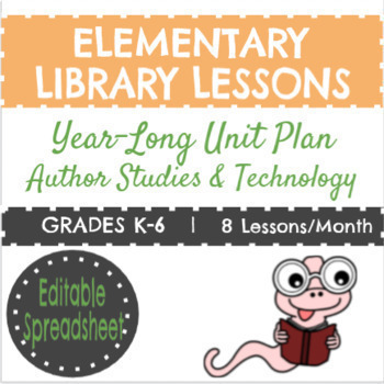Preview of Year-Long K-6 Library Curriculum Map 