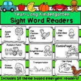 Year Long Kindergarten Sight Word Readers Bundle