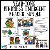 Year Long Kindness Emergent Readers Bundle-12 SEL Books