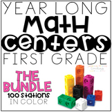 Year Long MATH Stations (THE BUNDLE) ~ First Grade