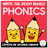 Year-Long Phonics - Write-the-Room Classroom Activities - 