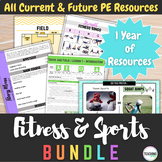 Year Long Physical Education Sports and Fitness Unit and L