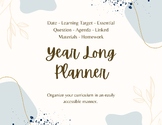 Year Long Planner