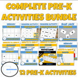 Year Long PreK Activities & Games Bundle