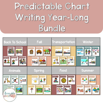 Preview of Year-Long Predictable Chart Writing Bundle