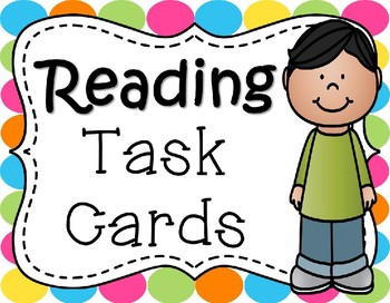 Preview of Reading Task Cards:  Reading Strategies to Enhance Comprehension