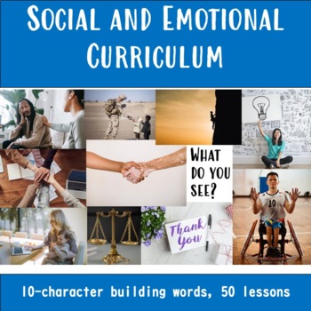 Preview of Year Long Social and Emotional Learning Curriculum (SEL PPT)