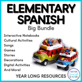 Year Long Spanish Resources for Elementary Spanish Curricu