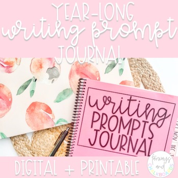 Preview of Year Long Weekly Writing Prompts Journal | Grades 6-10 | Distance Learning
