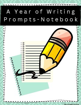 Preview of Year Long Writing Prompts Notebook| Bundle | Independent |Creative Writing Units