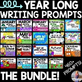Year Long Writing Prompts & Writing Paper BUNDLE!