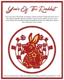 Year Of The Rabbit Lunar New Year Design, Decal And Colori