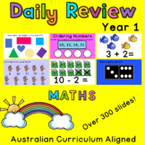 Year One Maths Daily Review Powerpoint Warm-Ups Australian