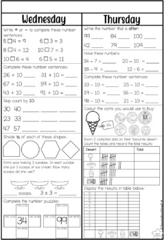 year one maths revision book 4 by lauren fairclough tpt