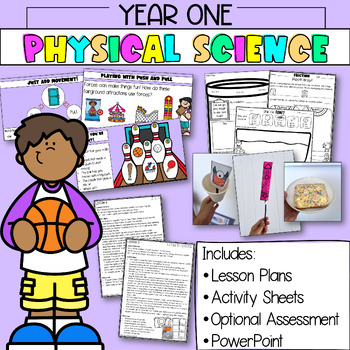 Preview of Year One Physical Science | Unit Plan | Australian Curriculum Aligned V9 & V8 |