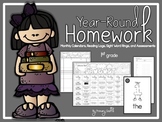 Year-Round 1st Grade Homework