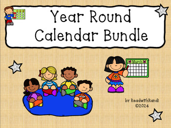 Preview of Year Round Calendar Pieces/ Math Centers