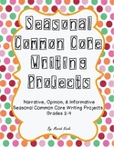 Seasonal Common Core Writing Bundle - Grades 2-4