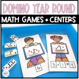 Kindergarten Math Games and Centers with Dominos