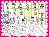 Year Round Spanish and English Word Walls and Phonics Cards