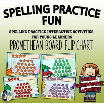 Preview of Spelling Practice Year Round Fun Interactive Activities