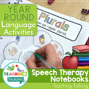 Preview of Year Round Language Activities for Notebooks