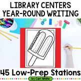 Library Centers Stations Activities Year Round Bundle
