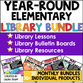 Year Round Library Lessons Bundle - Elementary Library Act