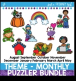 Year Round Literacy Station Bundle Magnetic Letter Center