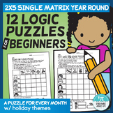 12 Year Round Logic Puzzles for Beginners
