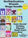 Year Round Multiplication Mosaic Bundle-Holiday Themed!!