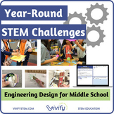 Year-Round STEM Engineering Challenges Bundle (Middle Scho